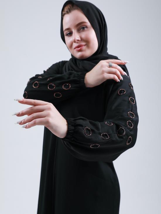 Simple Abaya Pardha Hand Designs Zoom Abaya With Handwork