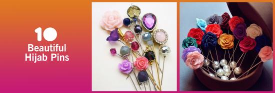 Flower Hijab Pins, Hijab Pin, Hijab Pins Canada, Hijab Pins