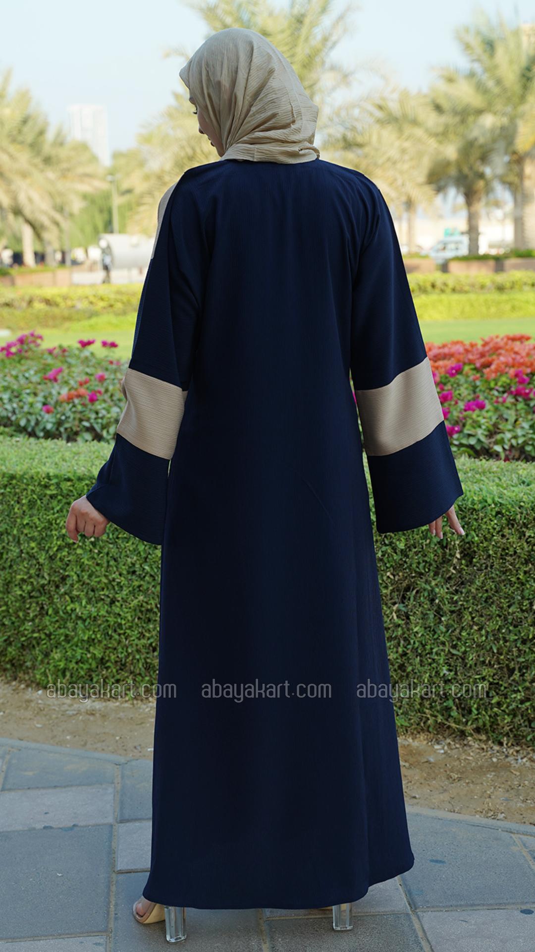 Indonesian Zoom Simple Free Size Abaya 