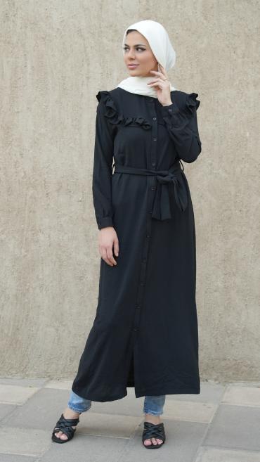 what colour hijab to wear with black dress Black hijab Dress – Solistta