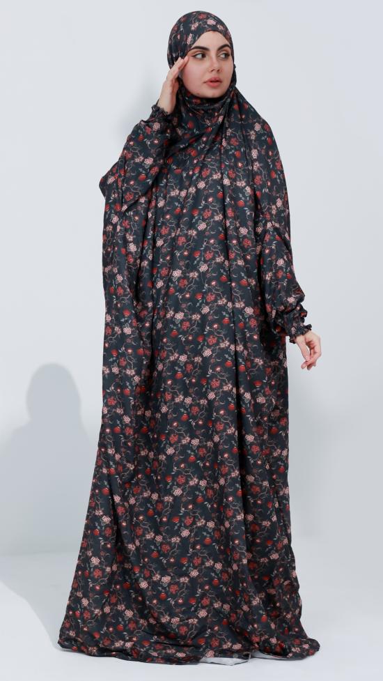 namaz dress for ladies Turquoise Prayer dress Free size , muslim Namaz abaya with hijab