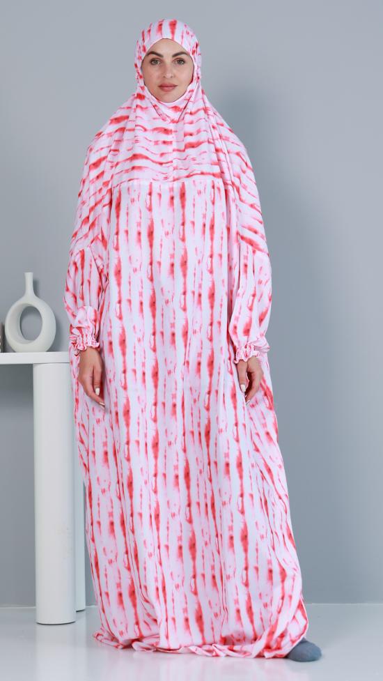 chinese dress ladies MH25 Multi-Color Two-Piece Jilbab Set main image 0